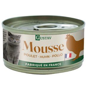 CAT GUSTAV MOUSSE POLLO 12×85 g