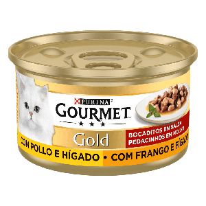 GOURMET GOLD POLLO&HIGADO 24×85 GR.