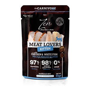 ZEN CAT POUCH MEAT KITTEN POLLO 12×85 g