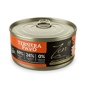 ZEN PATE TERNERA&PAVO 24×185 g