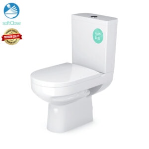 Զուգարանակոնք 2 ռեժիմով , Microlift կափարիչով , բաչոկի և միացումների հետ W103 Gesso