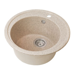 Խոհանոցային լվացարան GS-02 ավազե գույն Gran-Stone