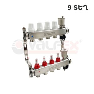 Կոլեկտորի խումբ 1" 9 տեղանոց ¾" Valfex