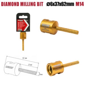 Bit glodalo Ø6×37×62mm×M14 157858