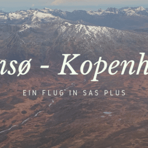 Flug SAS Plus von Tromsø nach Kopenhagen