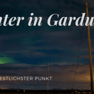 Nordlichter in Gardur - Reykjanes Titel Bild