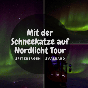 Mit der Schneekatze auf Nordlicht Tour