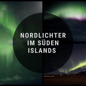 Nordlichter im Süden Islands