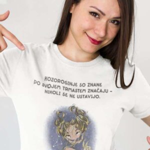 Majica Kozoroginje So Znane Po Svojem Trmastem Značaju