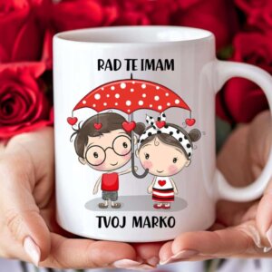 Skodelica Rad/a Te Imam [ime po želji]