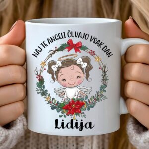 Skodelica - Naj Te ANGELI Čuvajo [ime po želji]