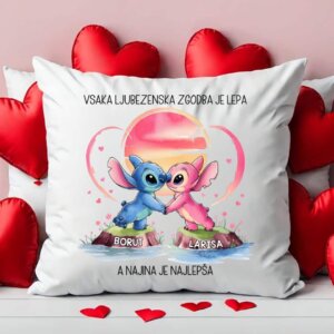 Blazina Stitch Zaljubljen Par