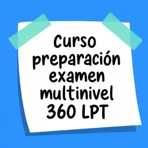 Curso de preparación para el examen multinivel de inglés 360 LPT.