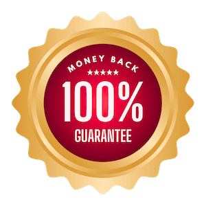 100% money back guarantee