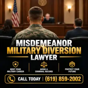 Military diversion lawyer for misdemeanor charges in San Diego CA | Jason Ronis Law