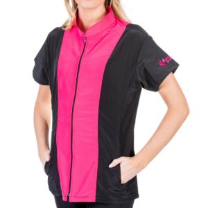 Trimjas Biella roze/zwart