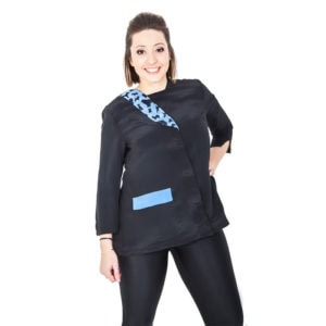 Uitverkoop Top to Tail Trimjas met lange mouwen - Blauw