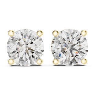 Classic Round D Earrings