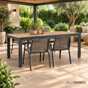 TAVOLO AL.BELMAR 220-340X100 NAT/ANTYK13