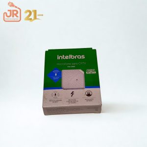Microfone de Ambiente para CFTV Intelbras MIC 3080 (Alcance 80 m²)
