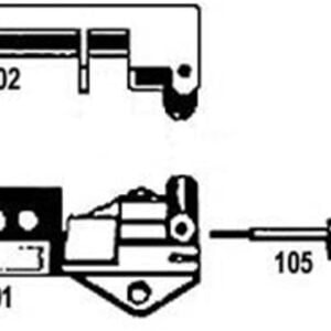 Morgan DT-103 Trimeezer Replacement Crank Assembly