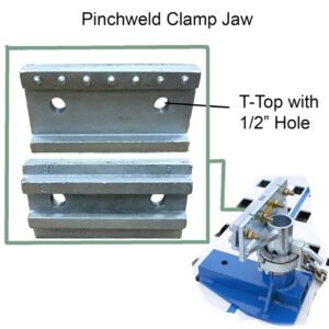 Replacement Chief Style Pinchweld Clamp Jaw - 1/2" holes