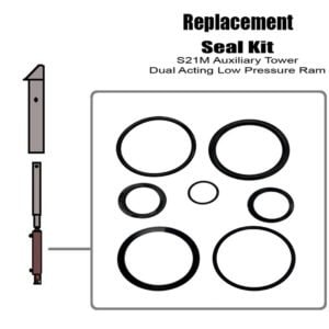 Replacement Chief 21M Auxiliary Tower Ram Seal Kit - Dual Acting Ram