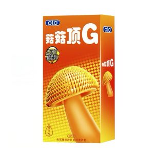 презервативи OLO G-Spot Mushroom рельєфні 2080 точок, 10 шт