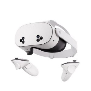 Virtual Reality Headset Meta Quest 3S 256GB w/Two Controllers Gaming + Batman Arkham Shadow