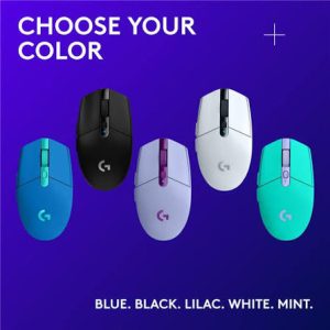 Logitech G305 LIGHTSPEED Wireless Gaming Mouse | 12000 DPI | HERO Sensor | 250h Battery | Black