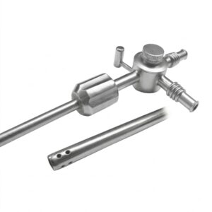 2 Way sliding Valve Suction irrigation with Cannula