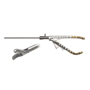 Needle Holder T.C. Curve Jaw (Left) Axial Handle