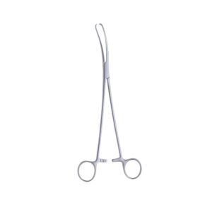 Gwilliam(s) Hysterectomy Forceps Curved 1×2T, 20cm