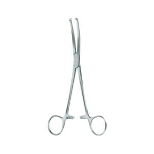 Hunter Hysterectomy Forceps Slightly Curved 1×2T, 23cm