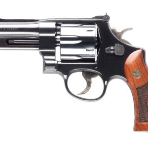 SMITH AND WESSON 27 357M/38S 4" 6RD BL/WD AS