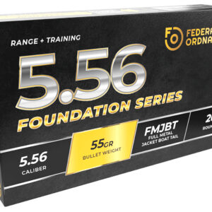 Nemo Arms 556M193NA55FO   5.56mm 55gr Full Metal Jacket Boat Tail 20 Per Box/50 Case