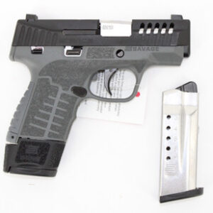 Savage Arms Stance 67044 MC9MS 9mm 3.2" 7+1/10+1 Grey w/ Night Sights