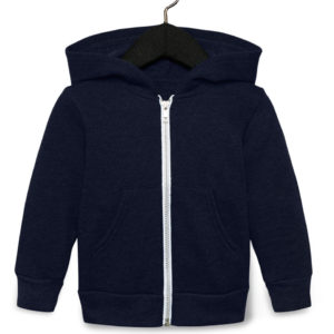 Bella + Canvas Toddler Full-Zip Hooded Sweatshirt 3739T