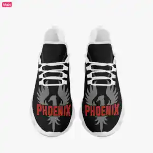 Phoenix 311. Bounce Mesh Knit Sneakers - White