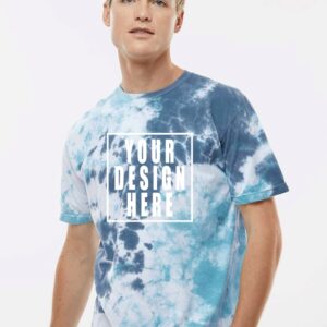 Dyenomite  LaMer Over Dyed Crinkle Tie-Dyed T-Shirt  640LM