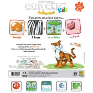 JUEGO DE MESA CONCEPT KIDS ANIMALS contraportada