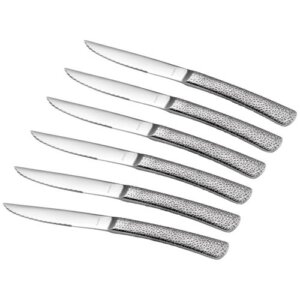 Amefa coffret 6 couteaux à steak bongo xl : l'équilibre parfait entre style et efficacité pour découper toutes vos viandes - AMEFA