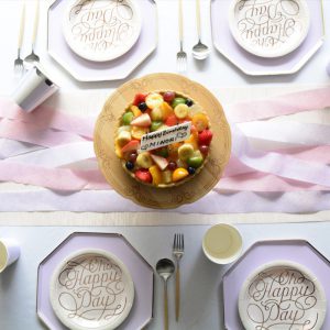 Light purple Birthday Party : ライトパープルのバースデイパーティー