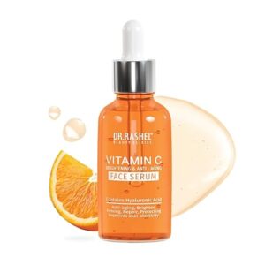 Dr Rashel 50ml Vitamin C Face Serum glass dropper bottle