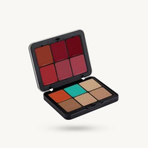 MARS Cover Rangers All-in-One Palette open pan showing 12 cream corrector, concealer, contour, and blush shades