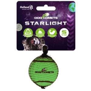 Dog Comets Starlight Tennis Ball S Green