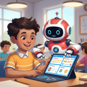 kid learning by using digital islamic education