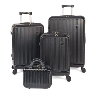 4-Piece smart Luggage Family Travel Set-Waterproof and ABS+PC durable material