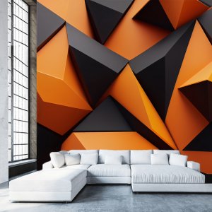3D foto tapeta – Geometrijski oblici – varijanta 16
