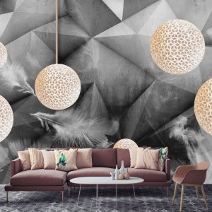 3D foto tapeta – Geometrijski oblici – varijanta 19